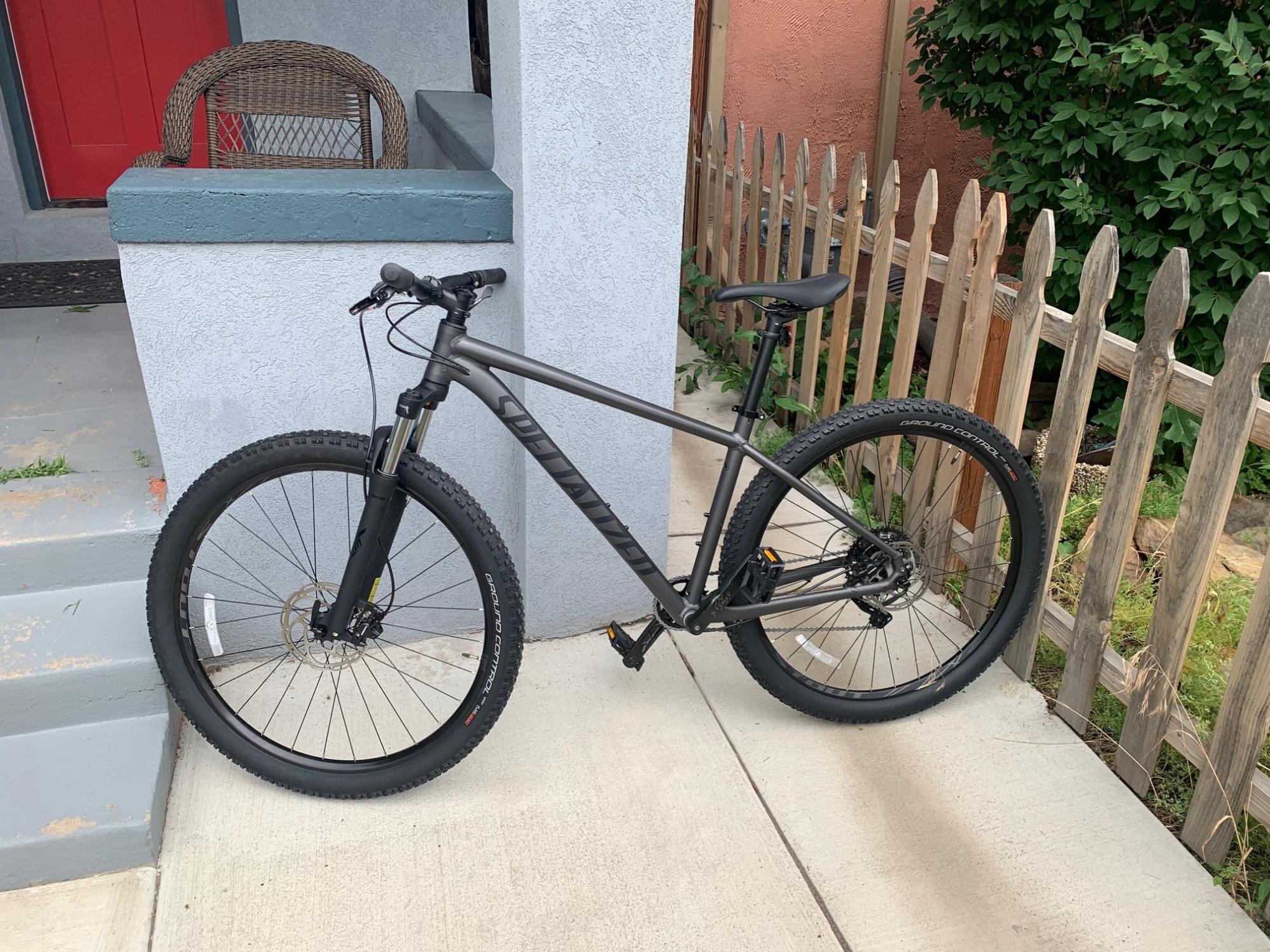 2021 Specialized hard tail mountain bike Silver, gray or bare metal