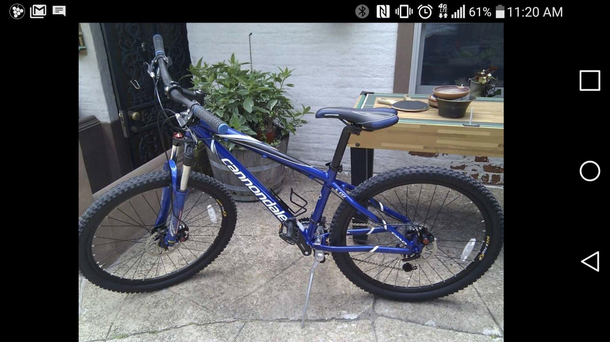 Cannondale Blue and Black